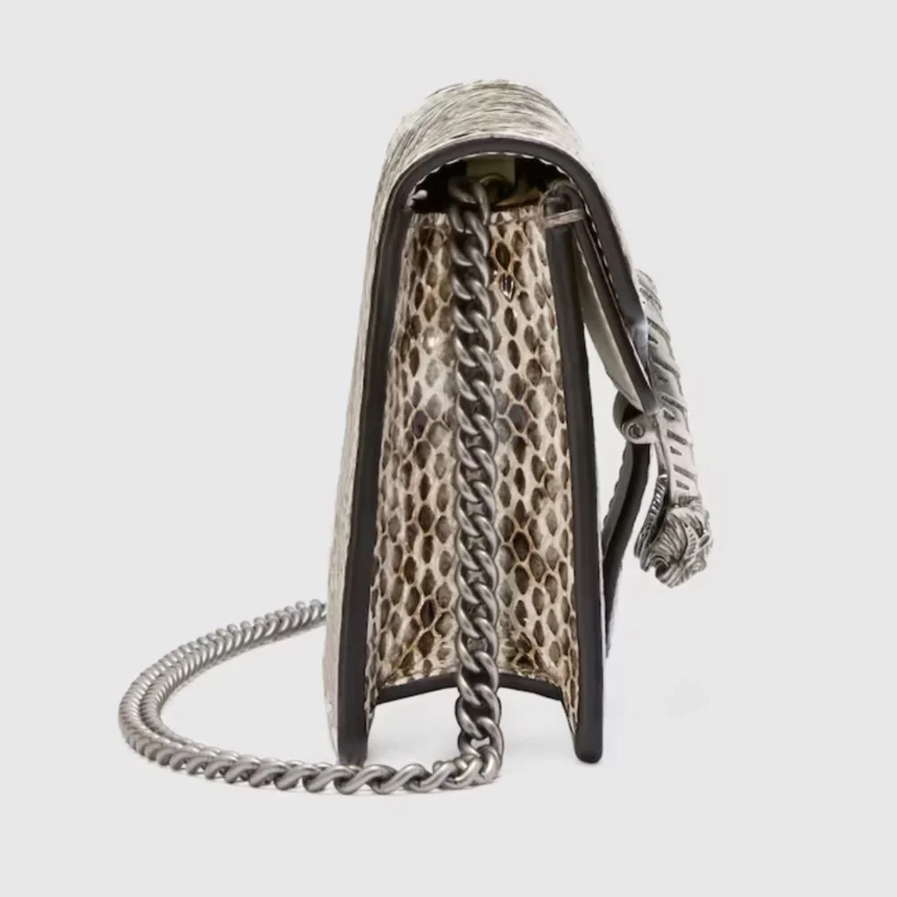 Rare!!! BNIB! NEW! Exotic Gucci DIONYSUS SNAKESKIN MINI SHOULDER BAG - Picture 5 of 16